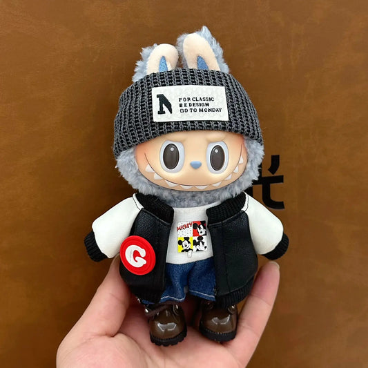 Labubu 17cm Cute Clothing Set, Unique Style Dress - Up Accessories for Labubu Dolls【Apparel Only】 - GetBubuWear