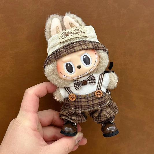 Labubu 17cm Cute Clothing Set, Unique Style Dress - Up Accessories for Labubu Dolls【Apparel Only】 - GetBubuWear